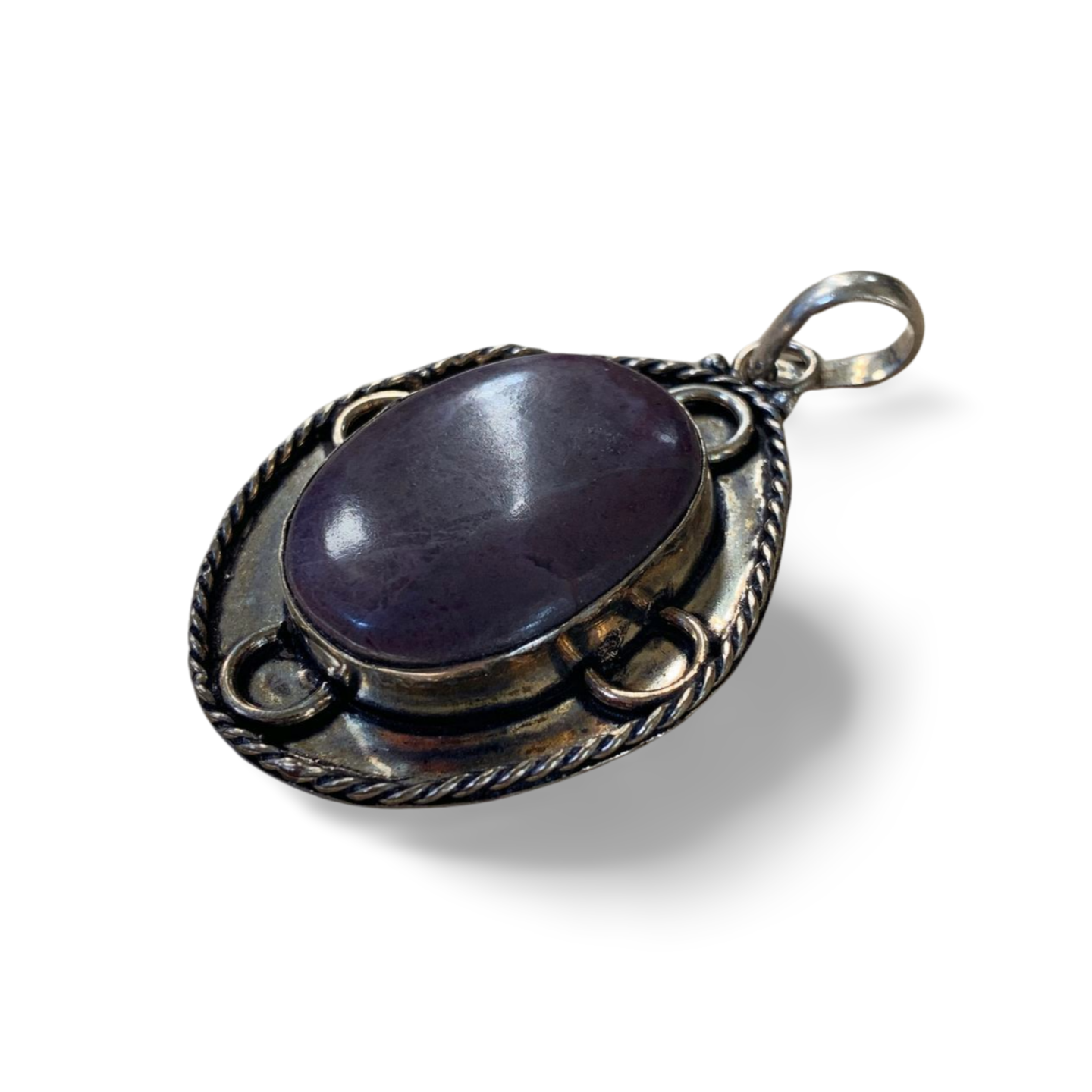 PURPURITE SILVER PENDANT