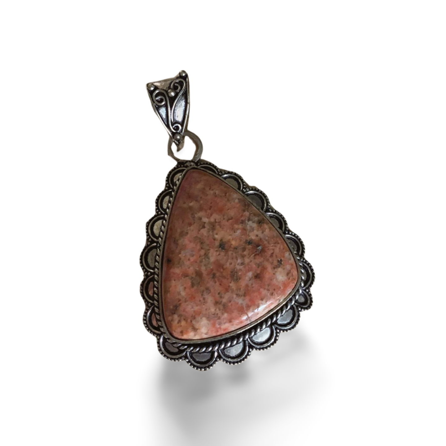 UNAKITE SILVER PENDANT