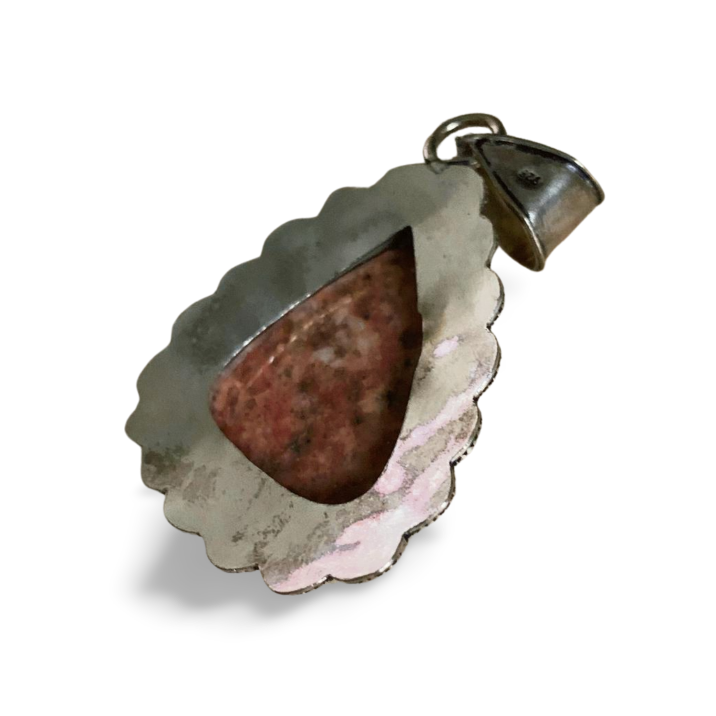 UNAKITE SILVER PENDANT