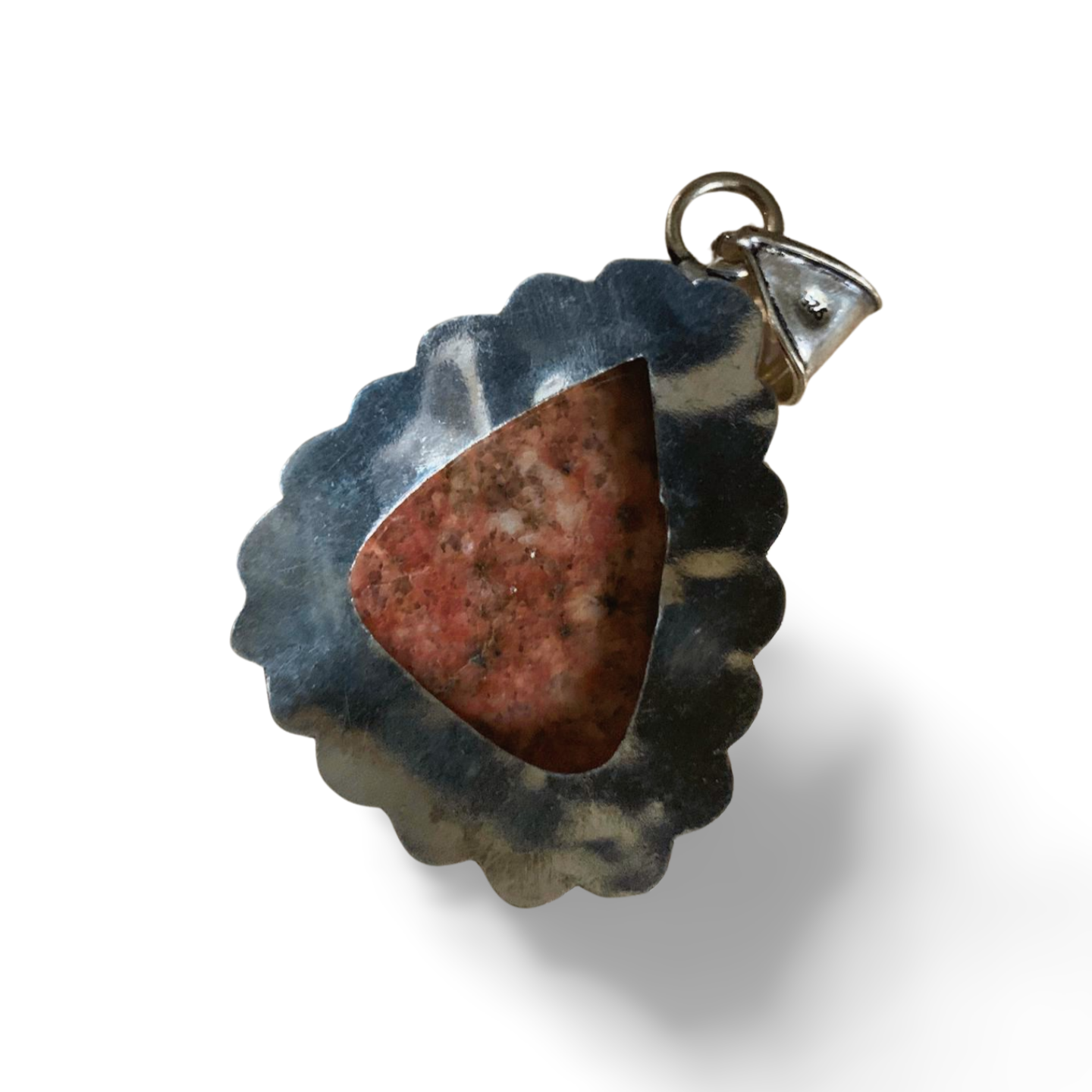 UNAKITE SILVER PENDANT