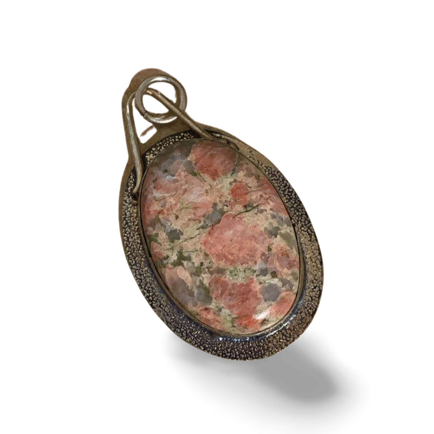 UNAKITE SILVER PENDANT