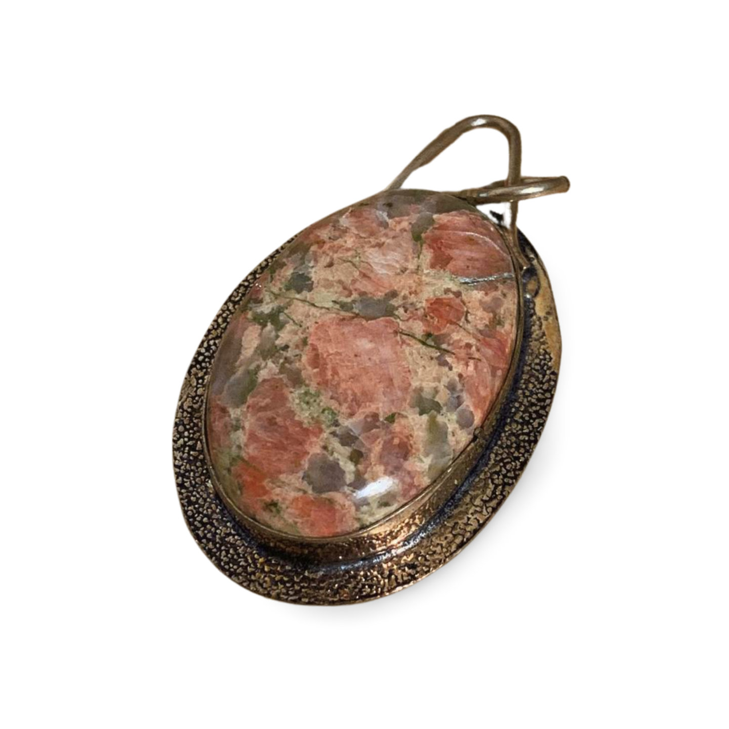 UNAKITE SILVER PENDANT