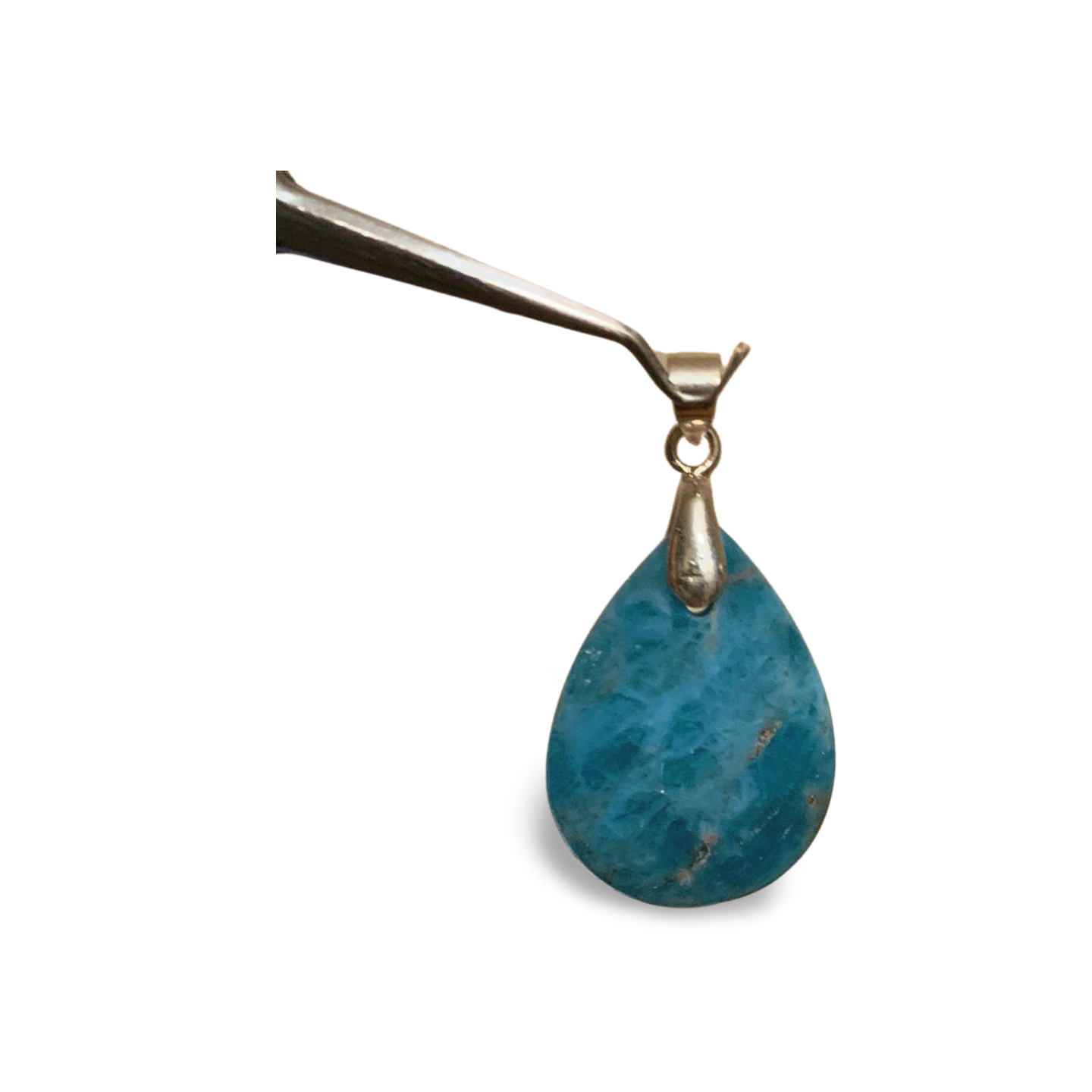 BLUE APATITE TEARDROP PENDANT