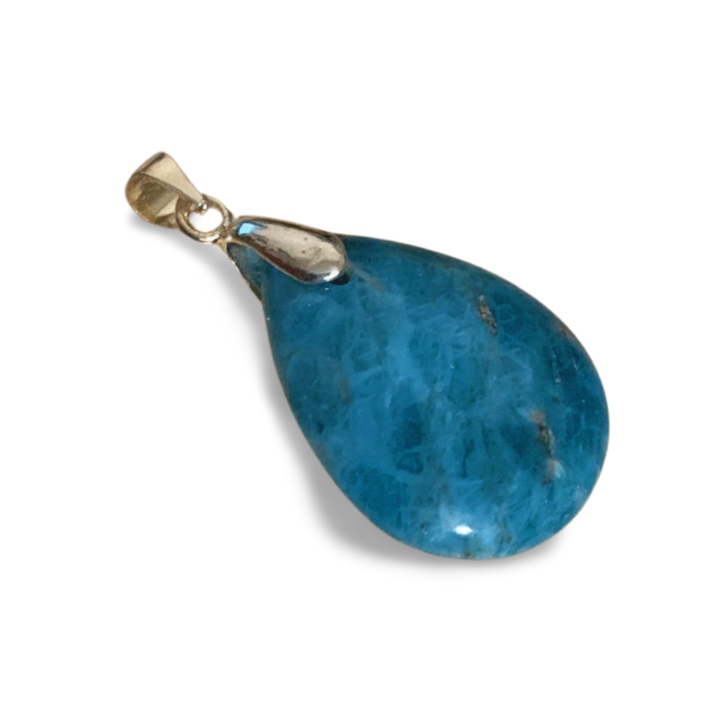 BLUE APATITE TEARDROP PENDANT