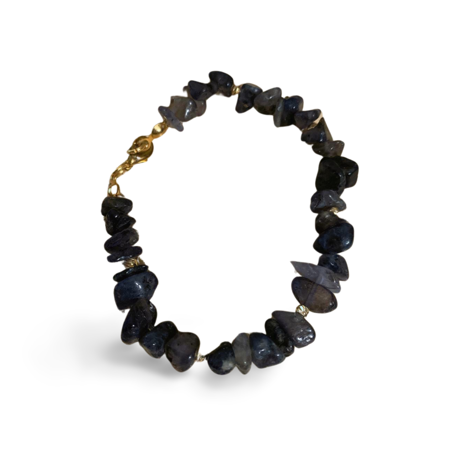 IOLITE CHIP BRACELET