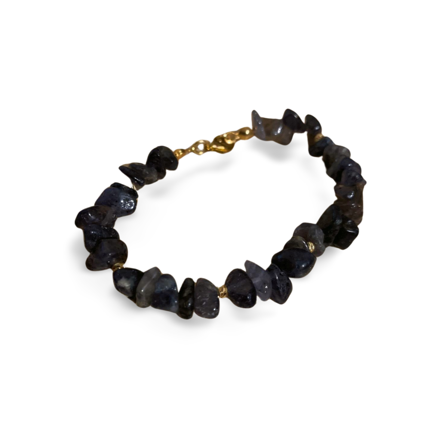 IOLITE CHIP BRACELET