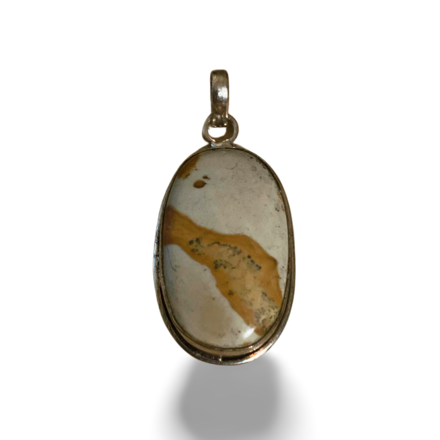 DENDRITIC KALAHARI DESERT SILVER PENDANT