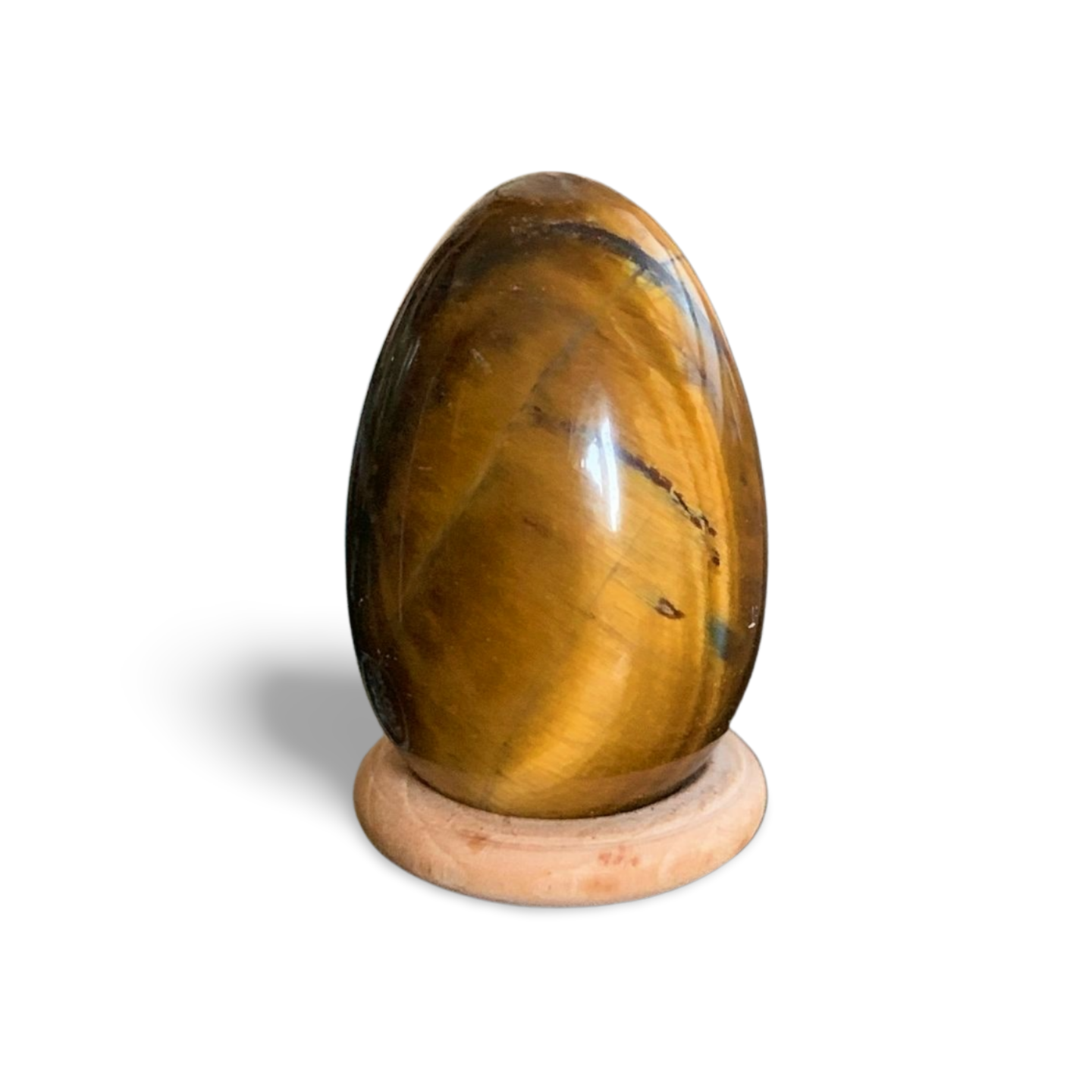 GOLD/BLUE TIGER EYE SMALL EGG CARVING