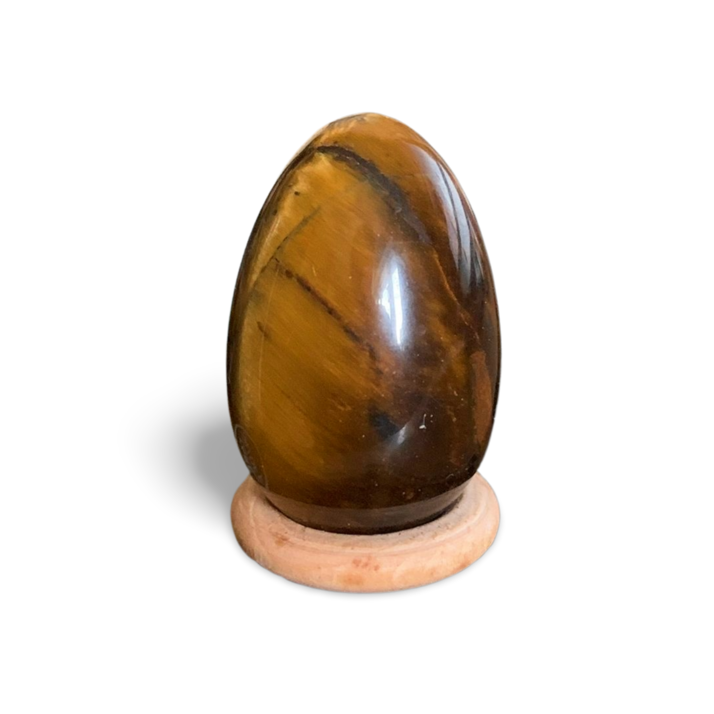 GOLD/BLUE TIGER EYE SMALL EGG CARVING