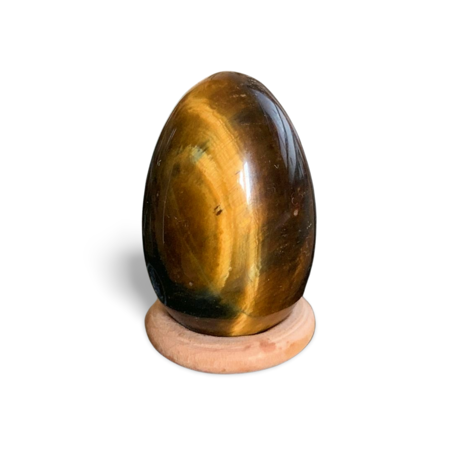 GOLD/BLUE TIGER EYE SMALL EGG CARVING