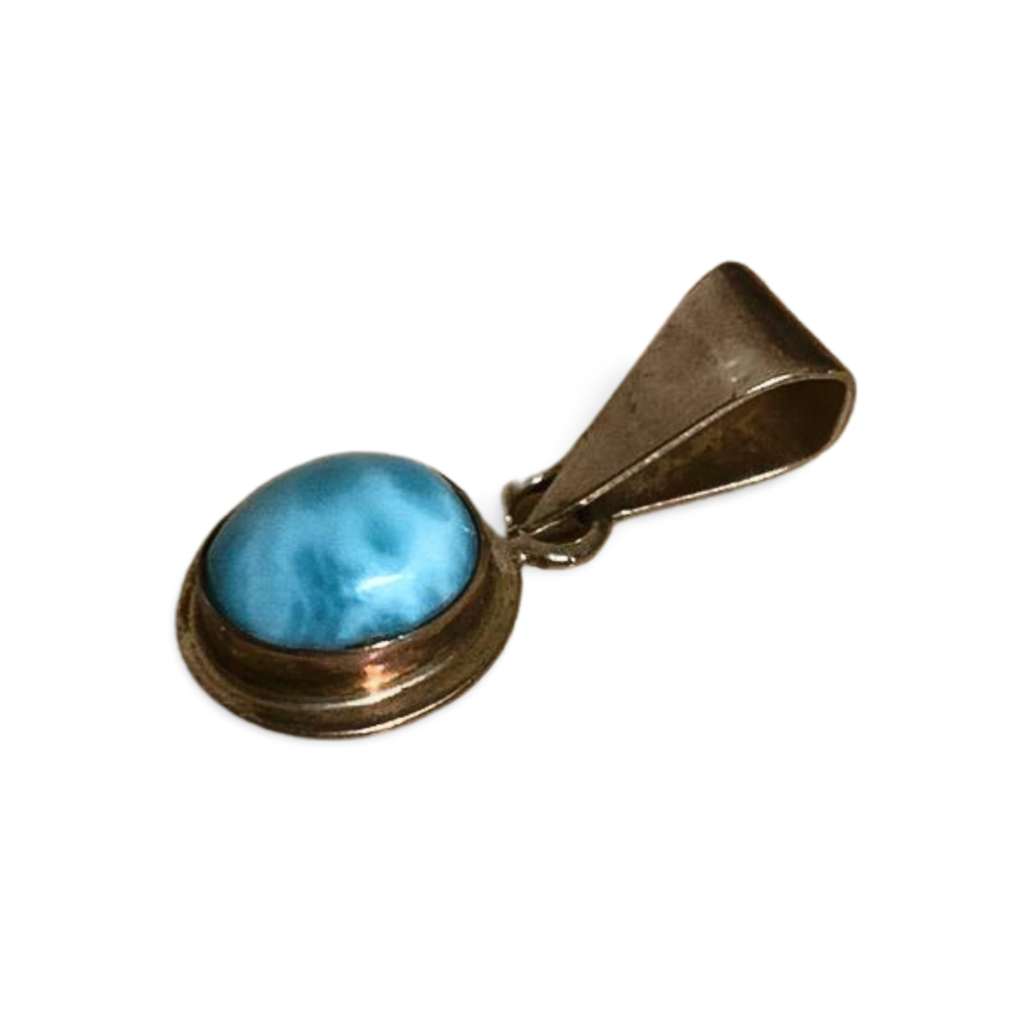 LARIMAR SILVER PENDANT