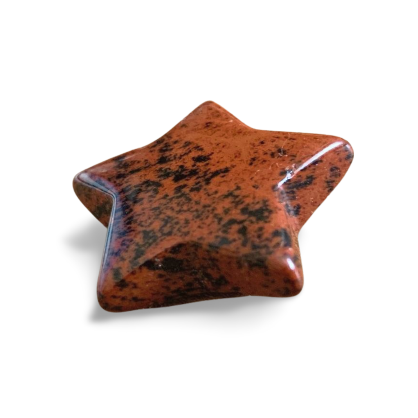 MAHOGANY OBSIDIAN CELESTIAL STAR CARVING