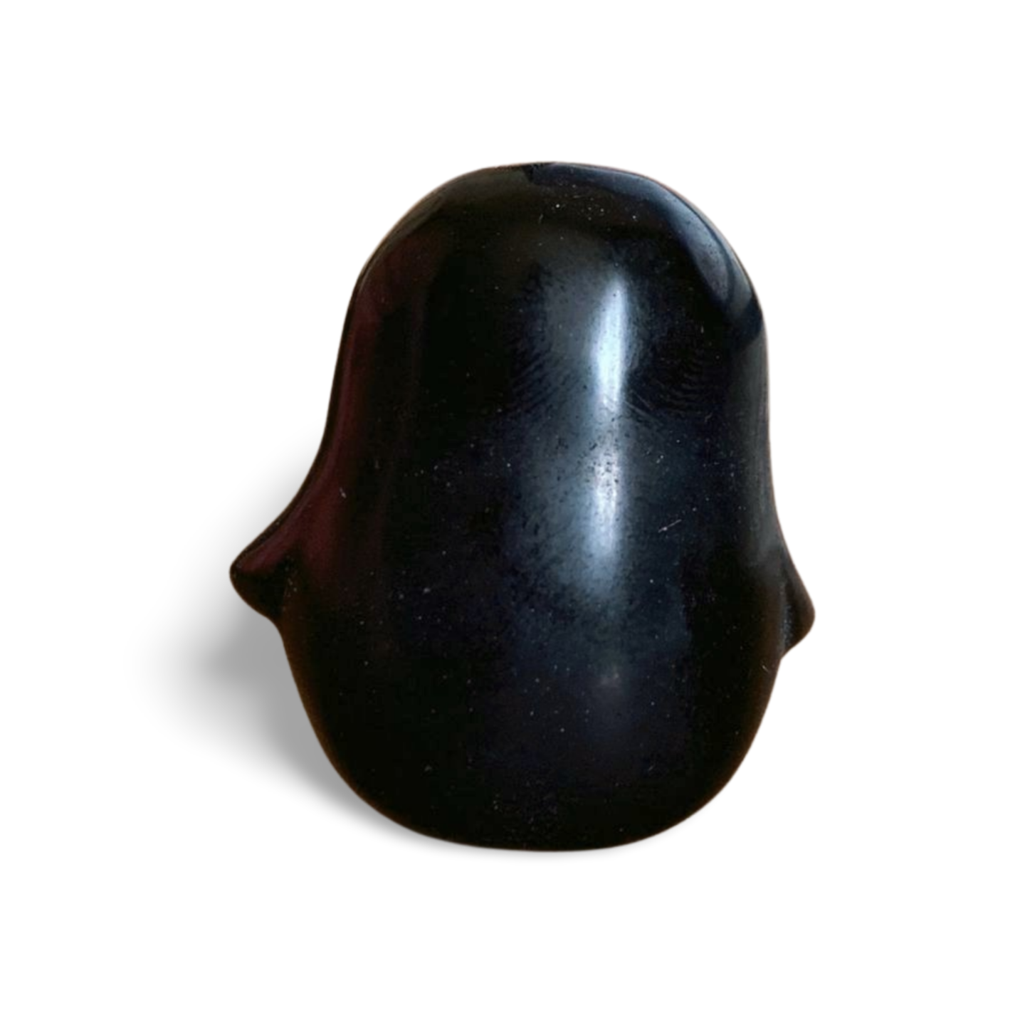 BLACK OBSIDIAN PENGUIN CARVING