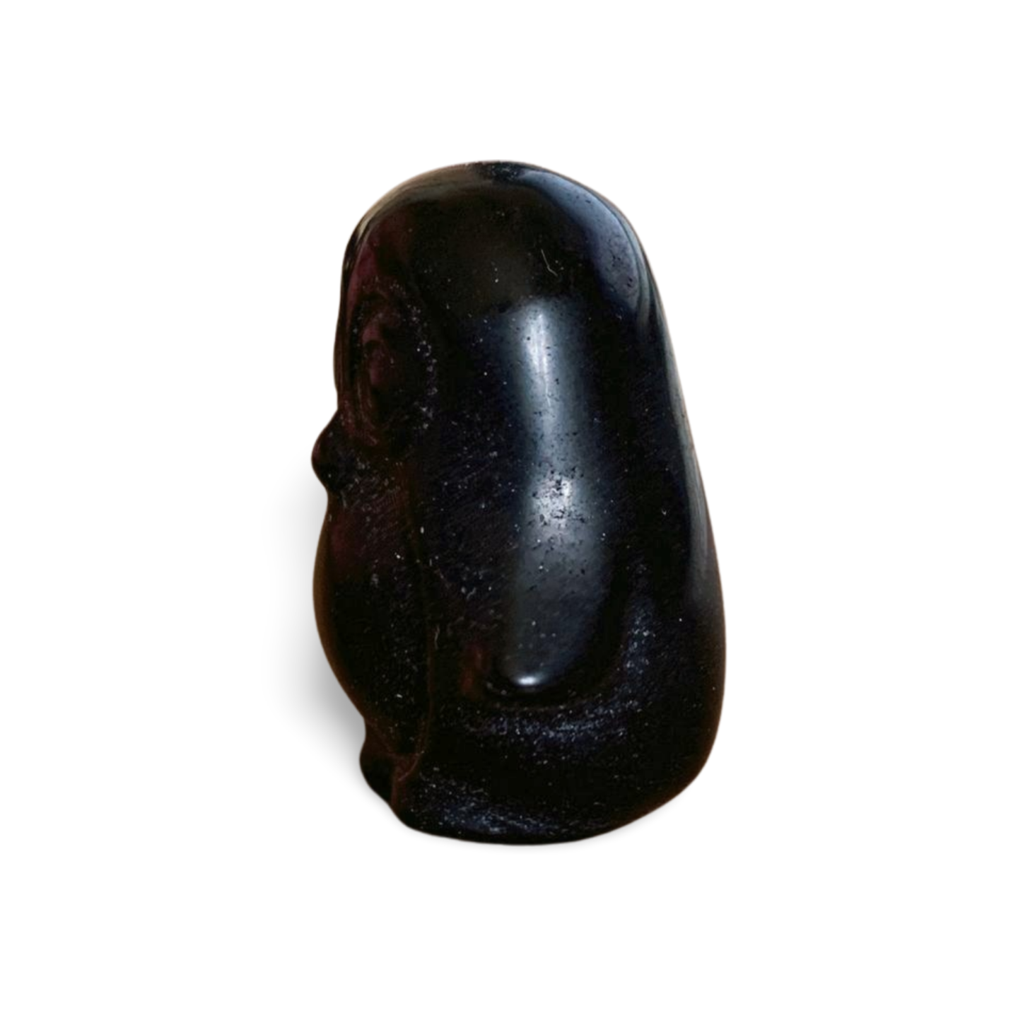 BLACK OBSIDIAN PENGUIN CARVING