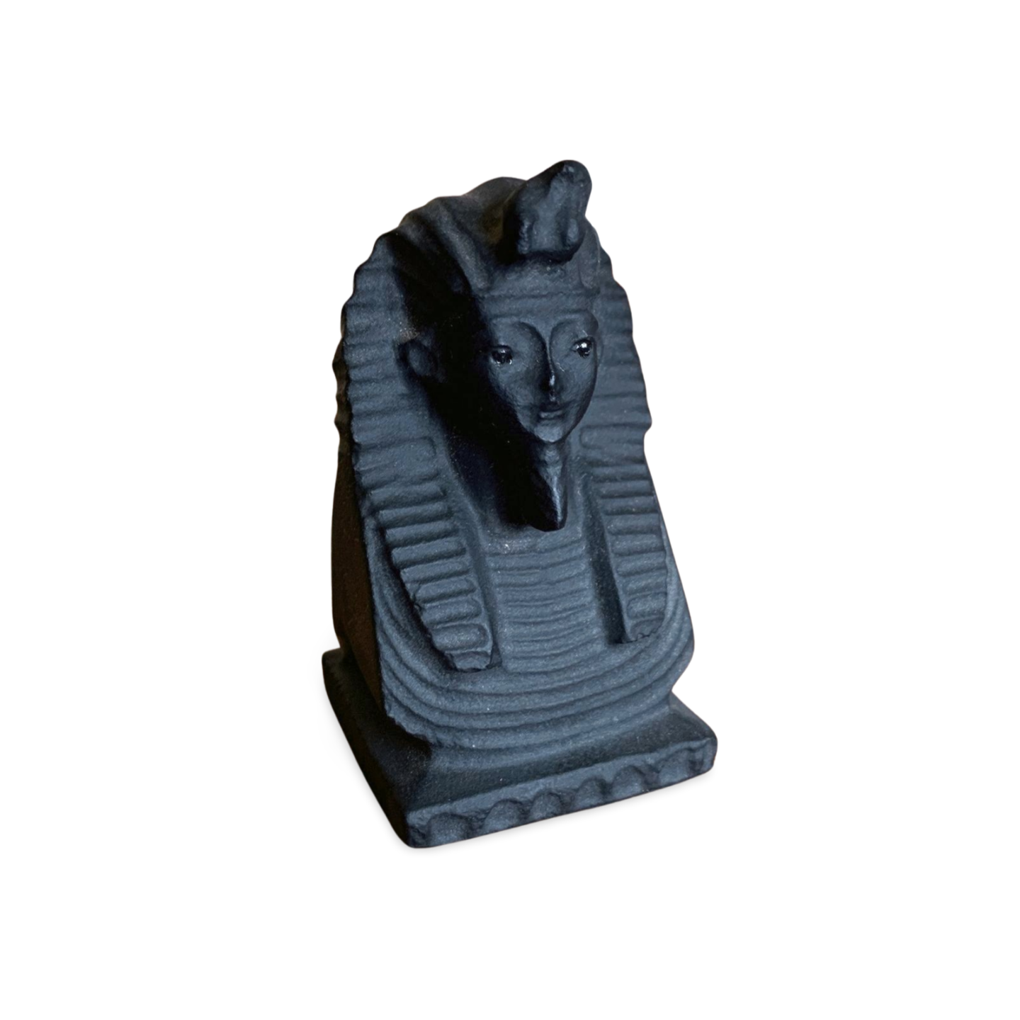 BLACK OBSIDIAN EGYPTIAN SPHINX CARVING