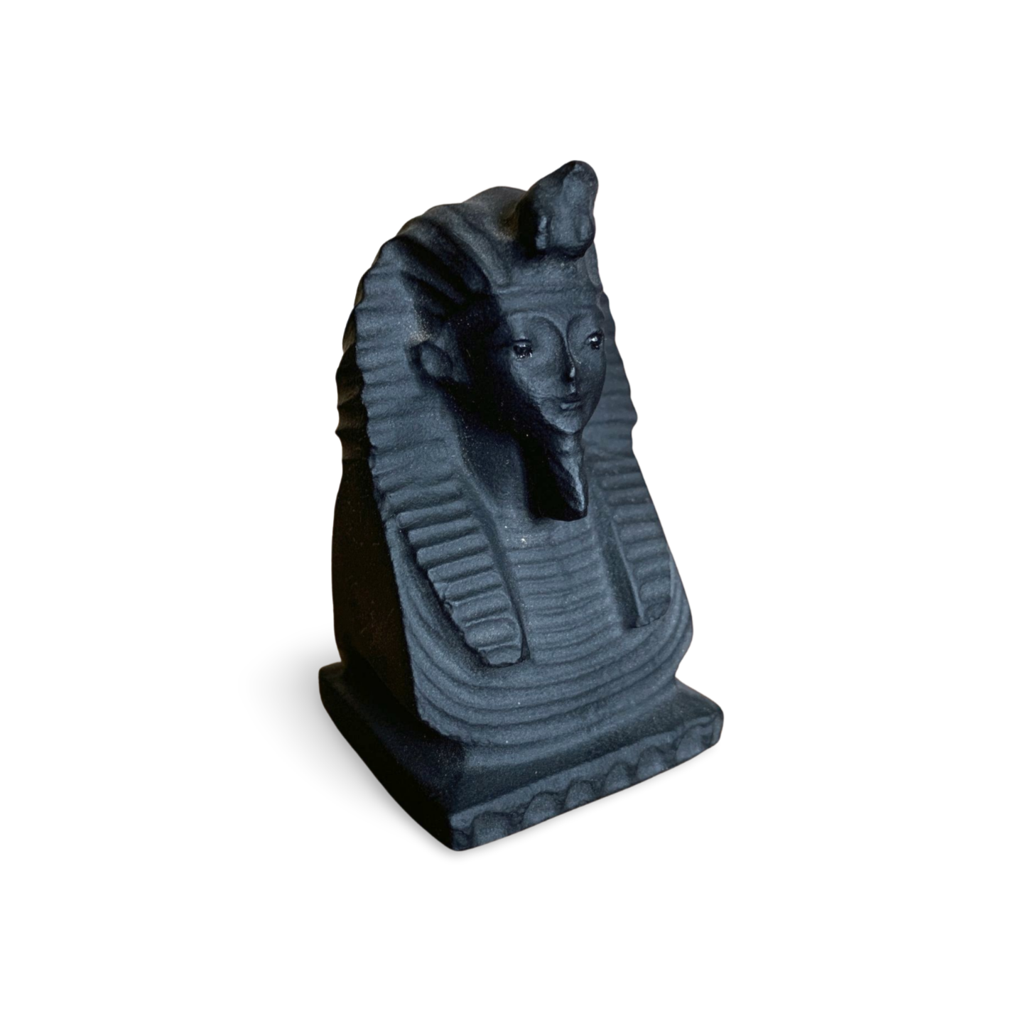 BLACK OBSIDIAN EGYPTIAN SPHINX CARVING