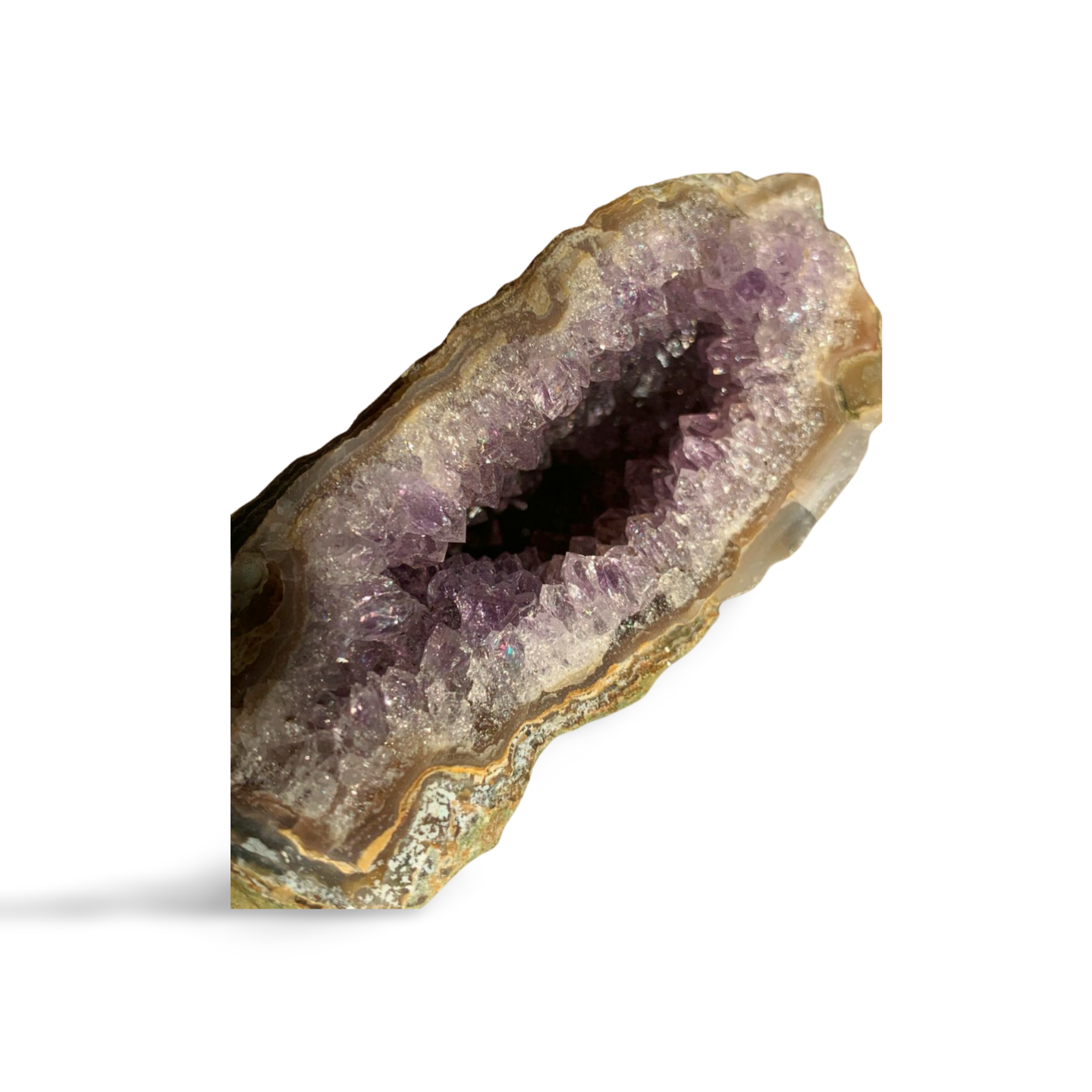 AMETHYST LONG BOULDER GEODE CLUSTER