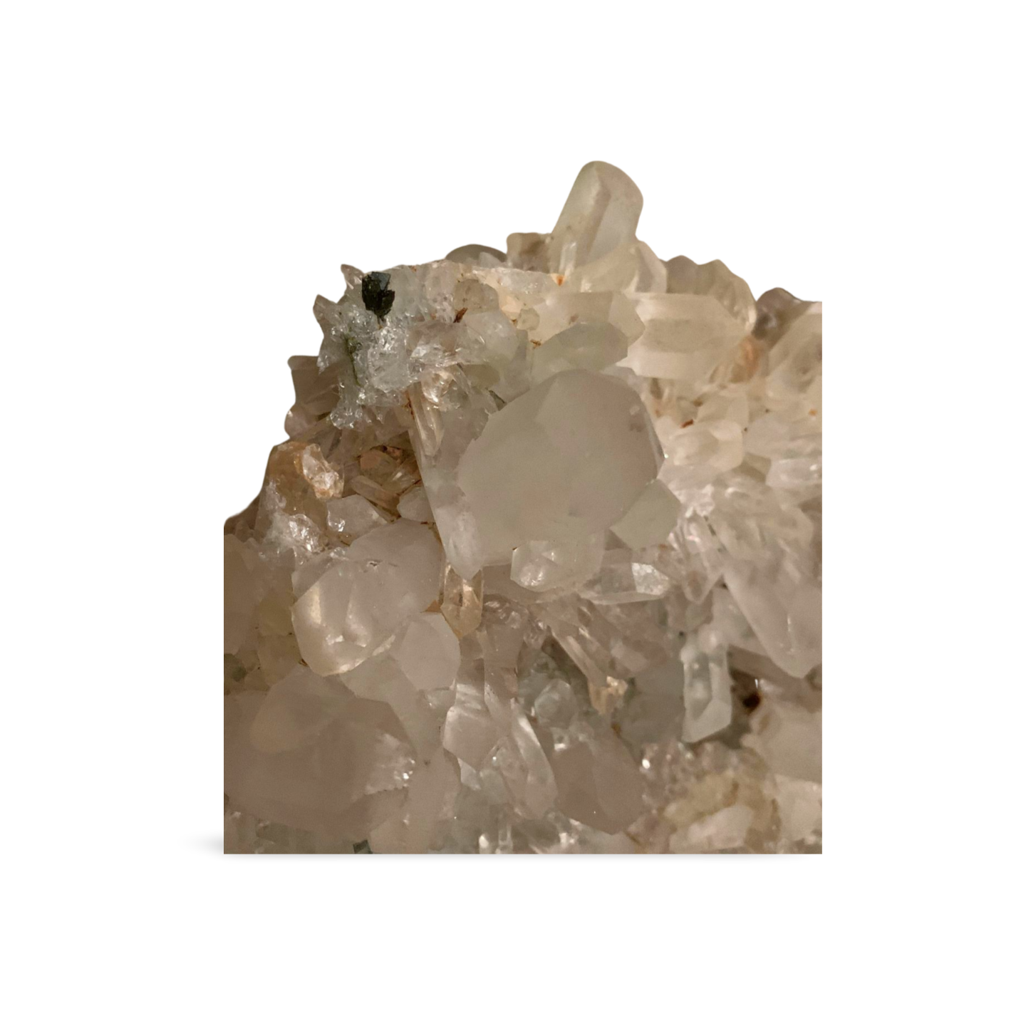 XXL ANATOLIAN STATEMENT LAYERED QUARTZ & EPIDOTE CLUSTER