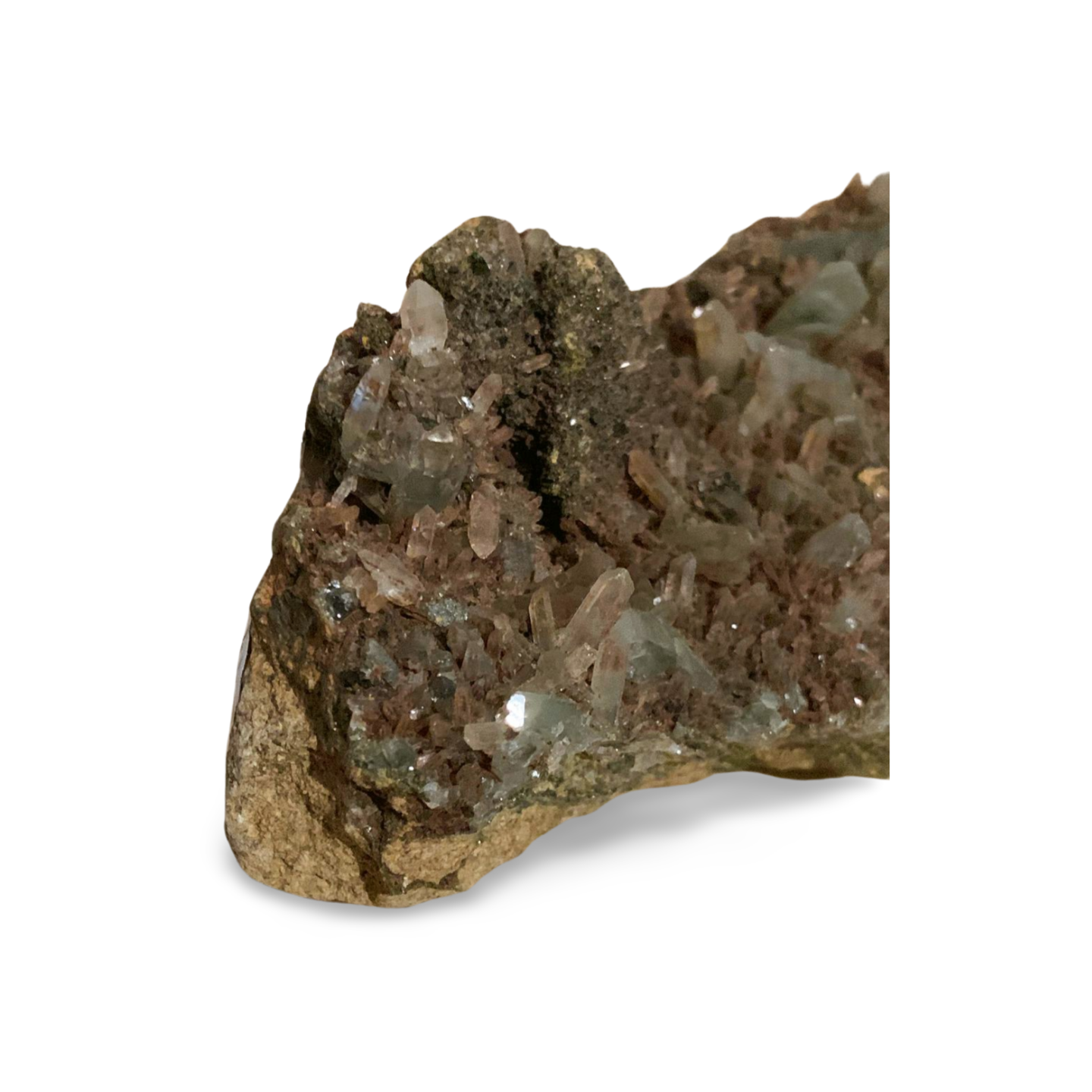 ANATOLIAN DRUZY CHLORITE, QUARTZ & EPIDOTE CLUSTER