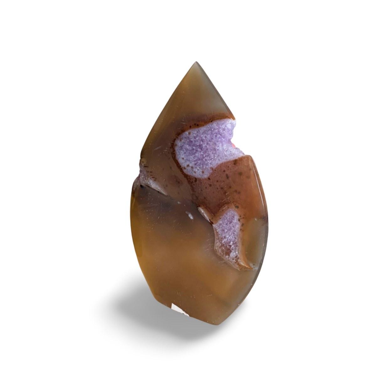 AMETHYST CARNELIAN AGATE POLISHED TEAR DROP