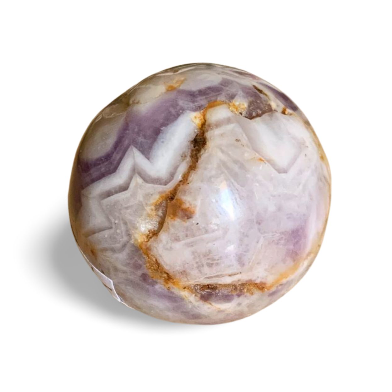 CHEVRON AMETHYST SPHERE 29.5mm