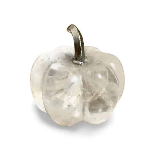 AA GRADE CLEAR QUARTZ PUMPKIN CARVING