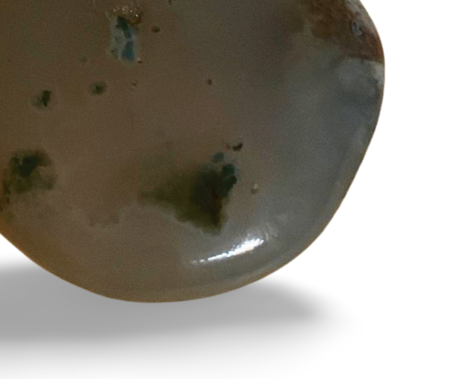 AQUA CHALCEDONY PALM STONE (GREEN CHALCEDONY IN QUARTZITE)