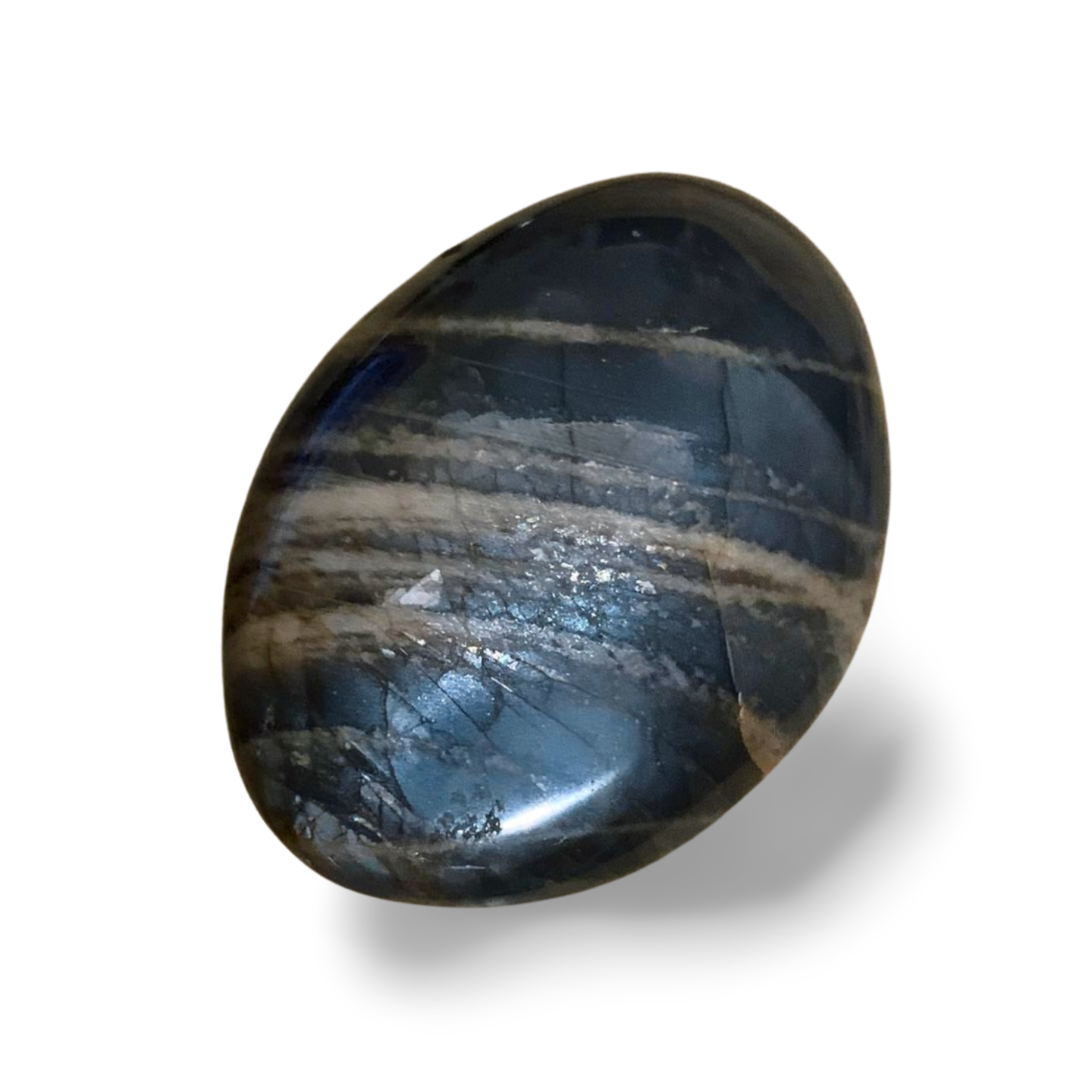 BLACK MOONSTONE MEDITATION STONE