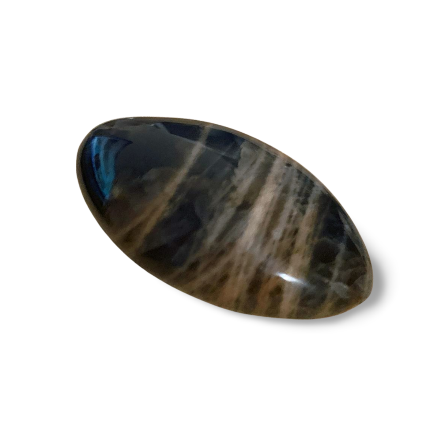 BLACK MOONSTONE MEDITATION STONE