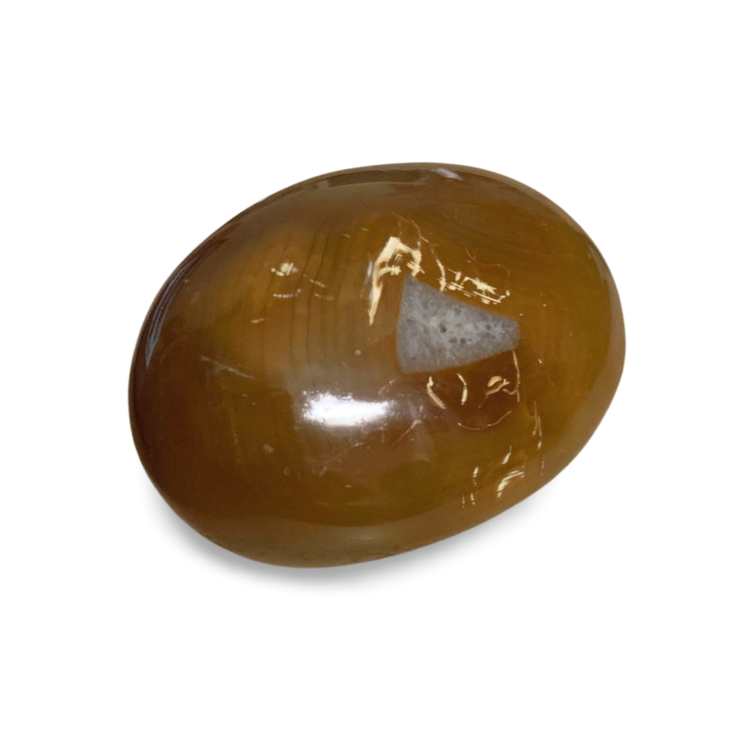 CARNELIAN AGATE with QUARTZ MEDITATION STONE