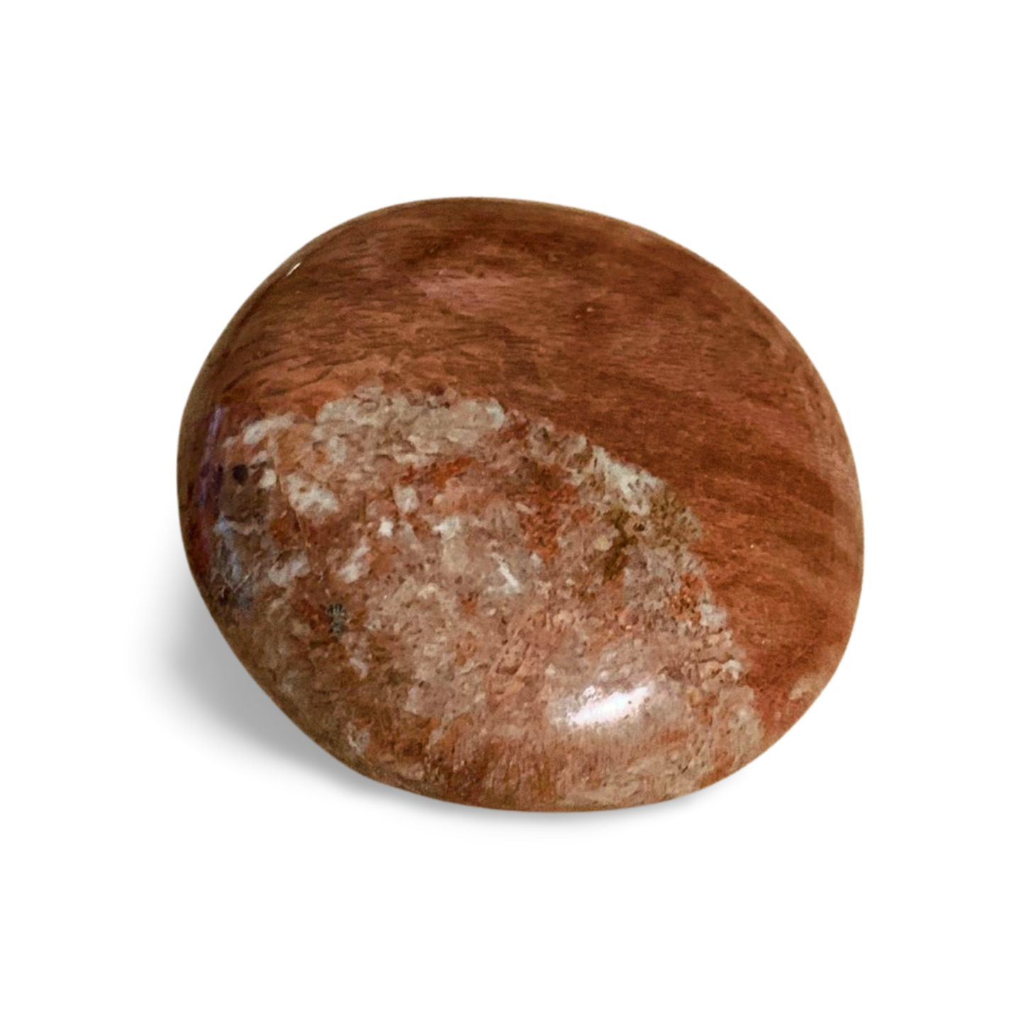 PEACH MOONSTONE MEDITATION STONE