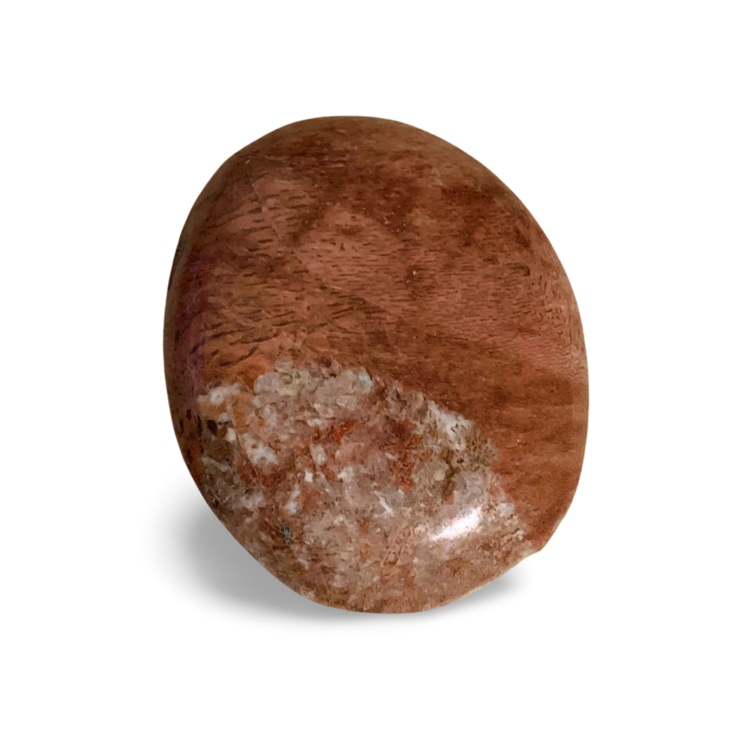 PEACH MOONSTONE MEDITATION STONE