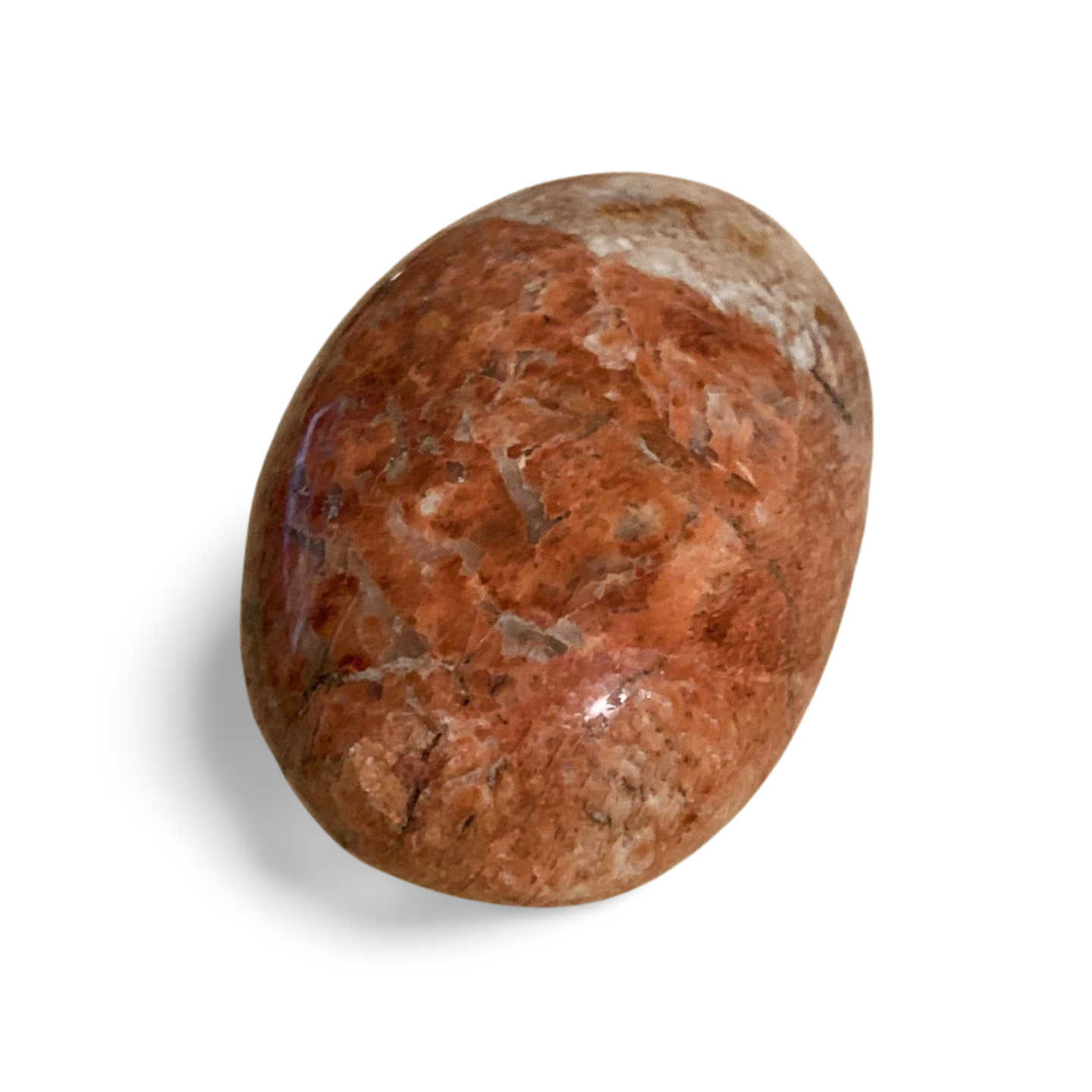 PEACH MOONSTONE MEDITATION STONE