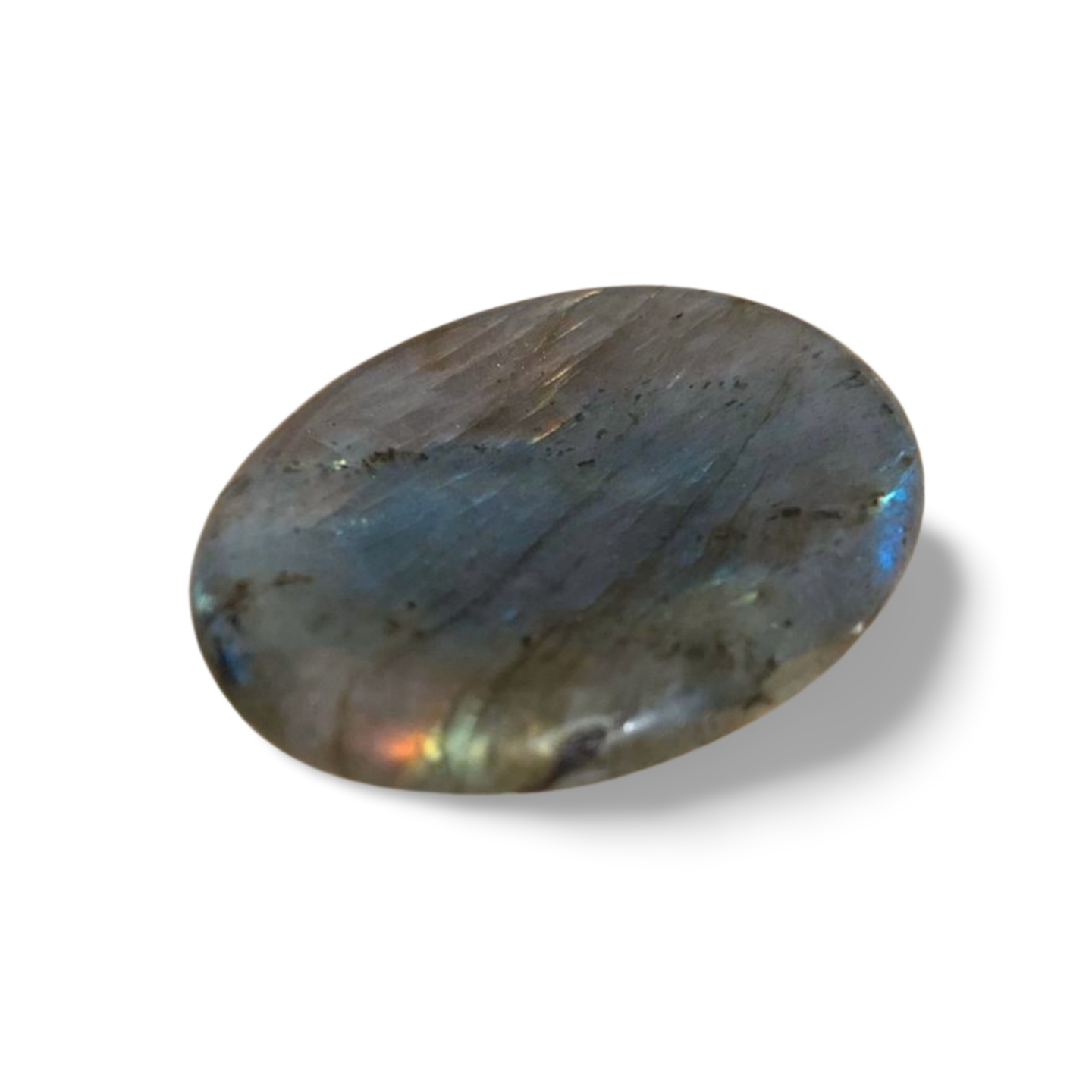 LABRADORITE THUMB WORRY STONE