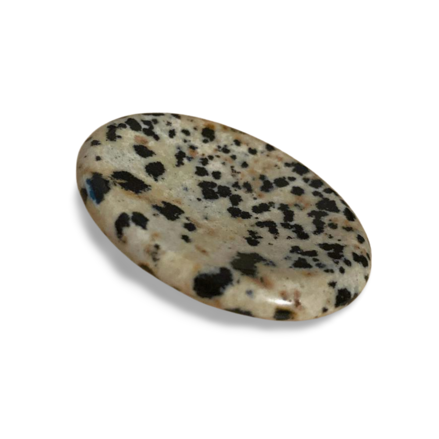 DALMATION JASPER WORRY THUMB STONE