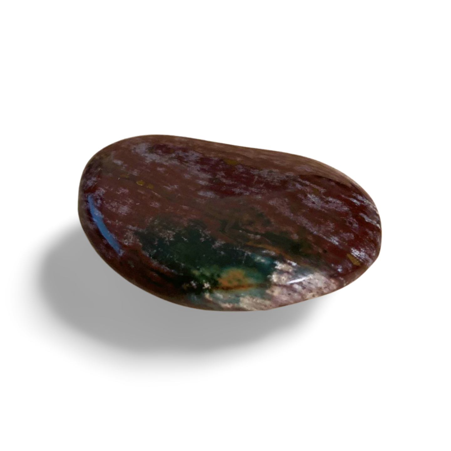 RED GREEN OCEAN JASPER PALM STONE