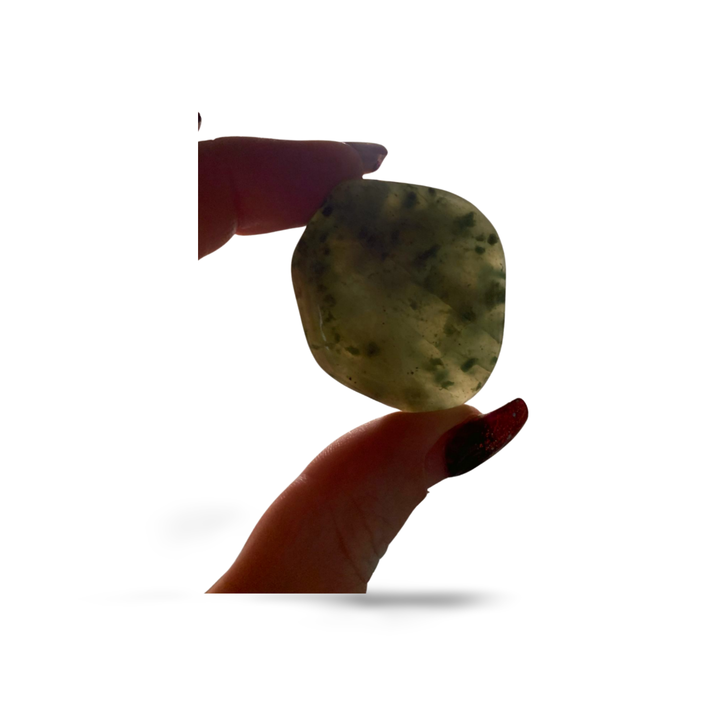 GREEN GROSSULAR GARNET PALM STONE