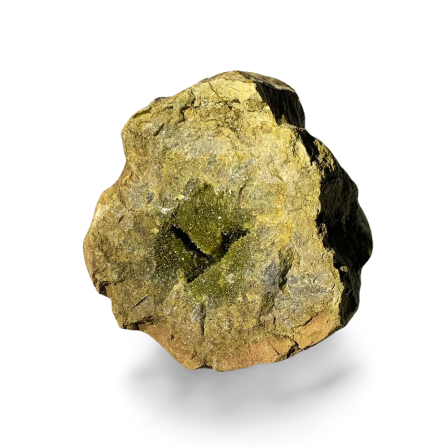 OLIVINE GEODE SPECIMEN