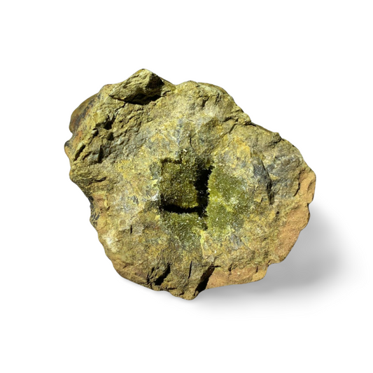 OLIVINE GEODE SPECIMEN