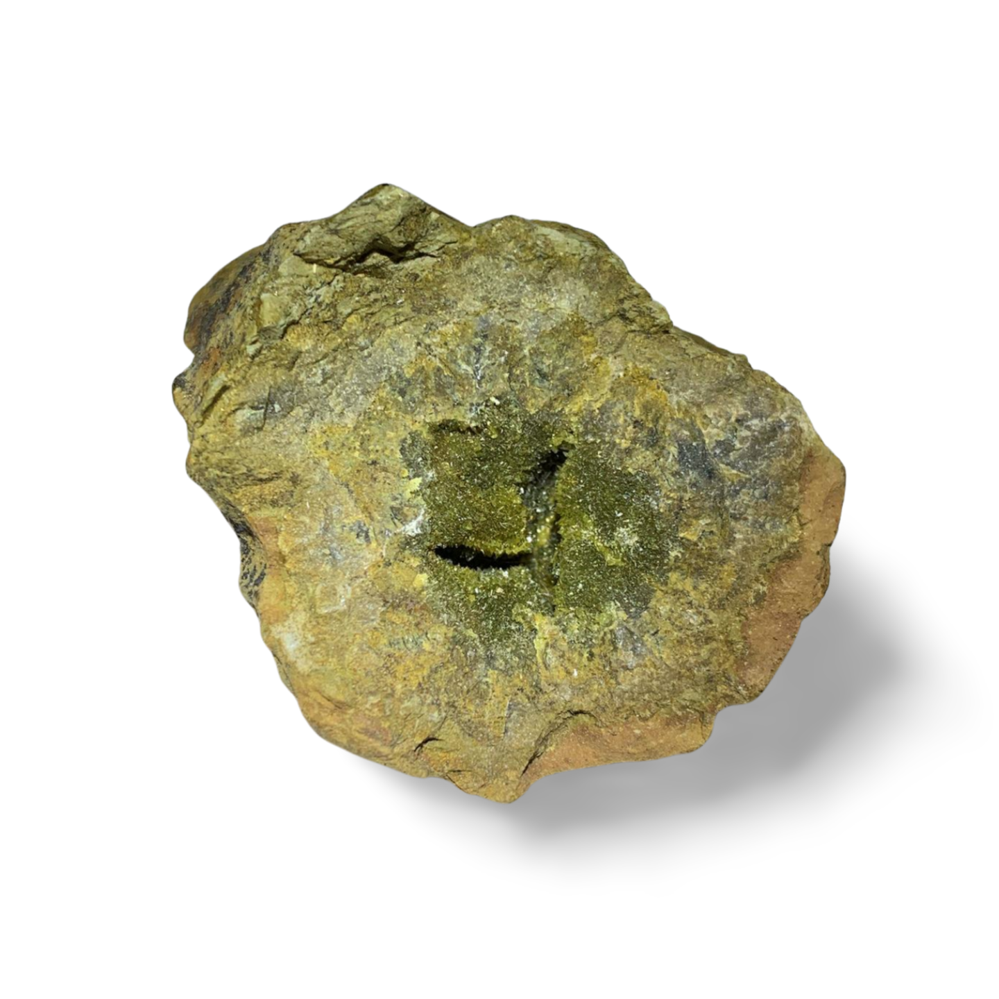 OLIVINE GEODE SPECIMEN