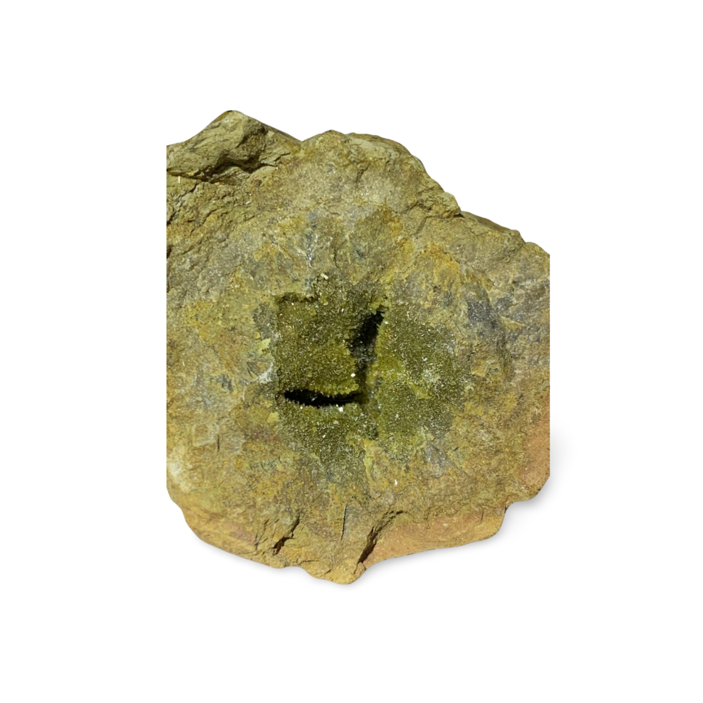 OLIVINE GEODE SPECIMEN