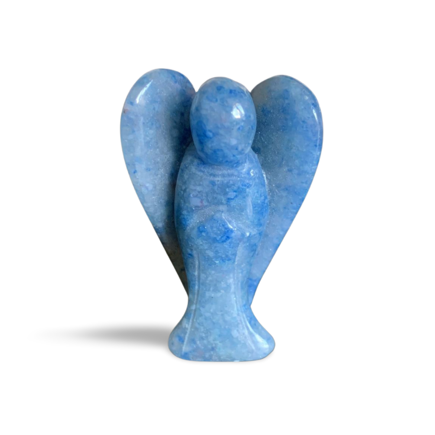 DUMORTIERITE ANGEL CARVING