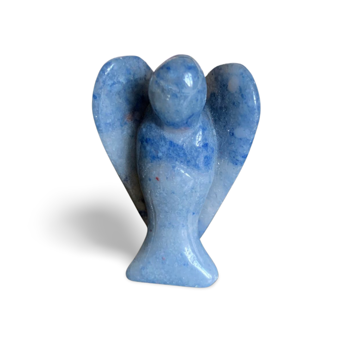 DUMORTIERITE ANGEL CARVING