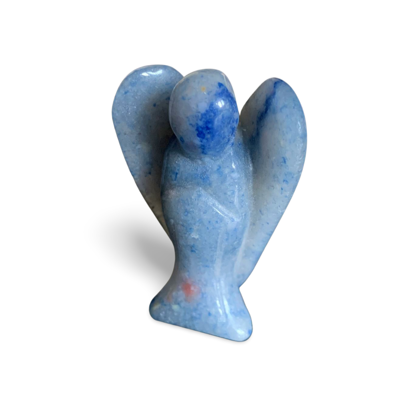 DUMORTIERITE ANGEL CARVING