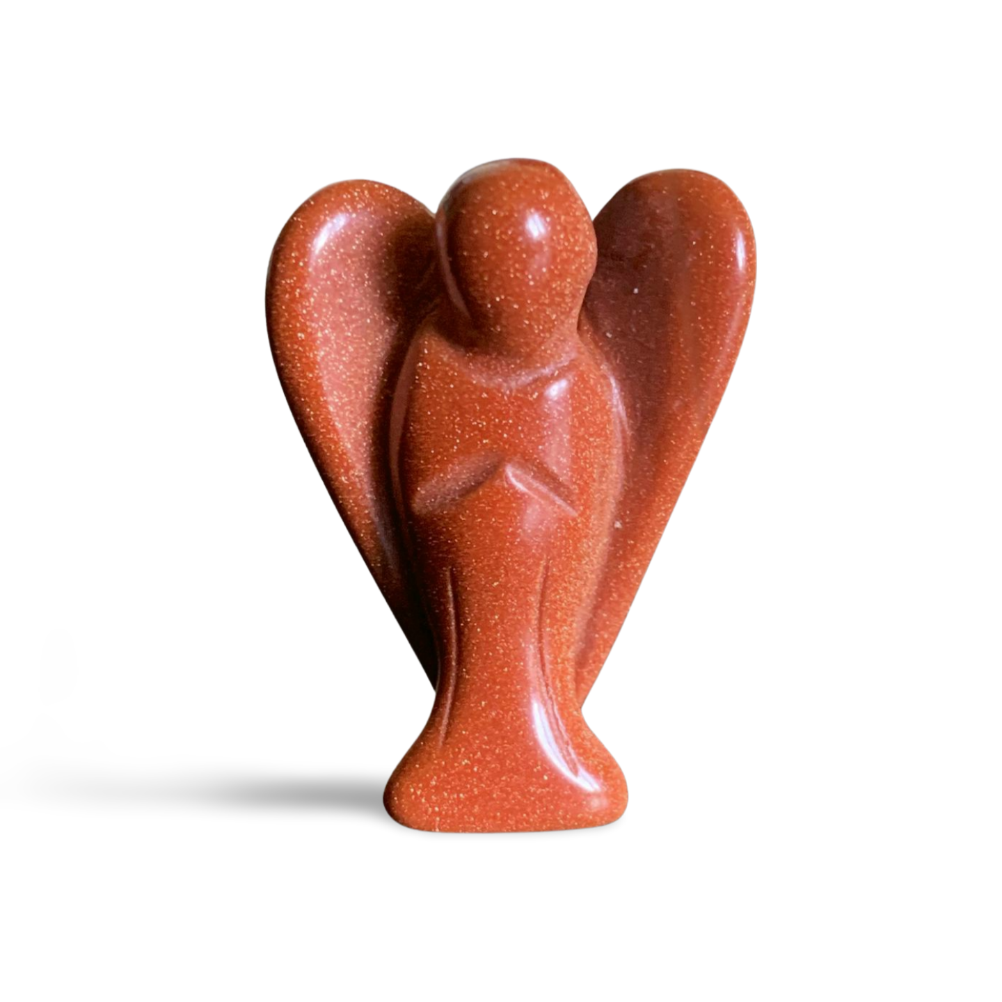 GOLDSTONE ANGEL CARVING