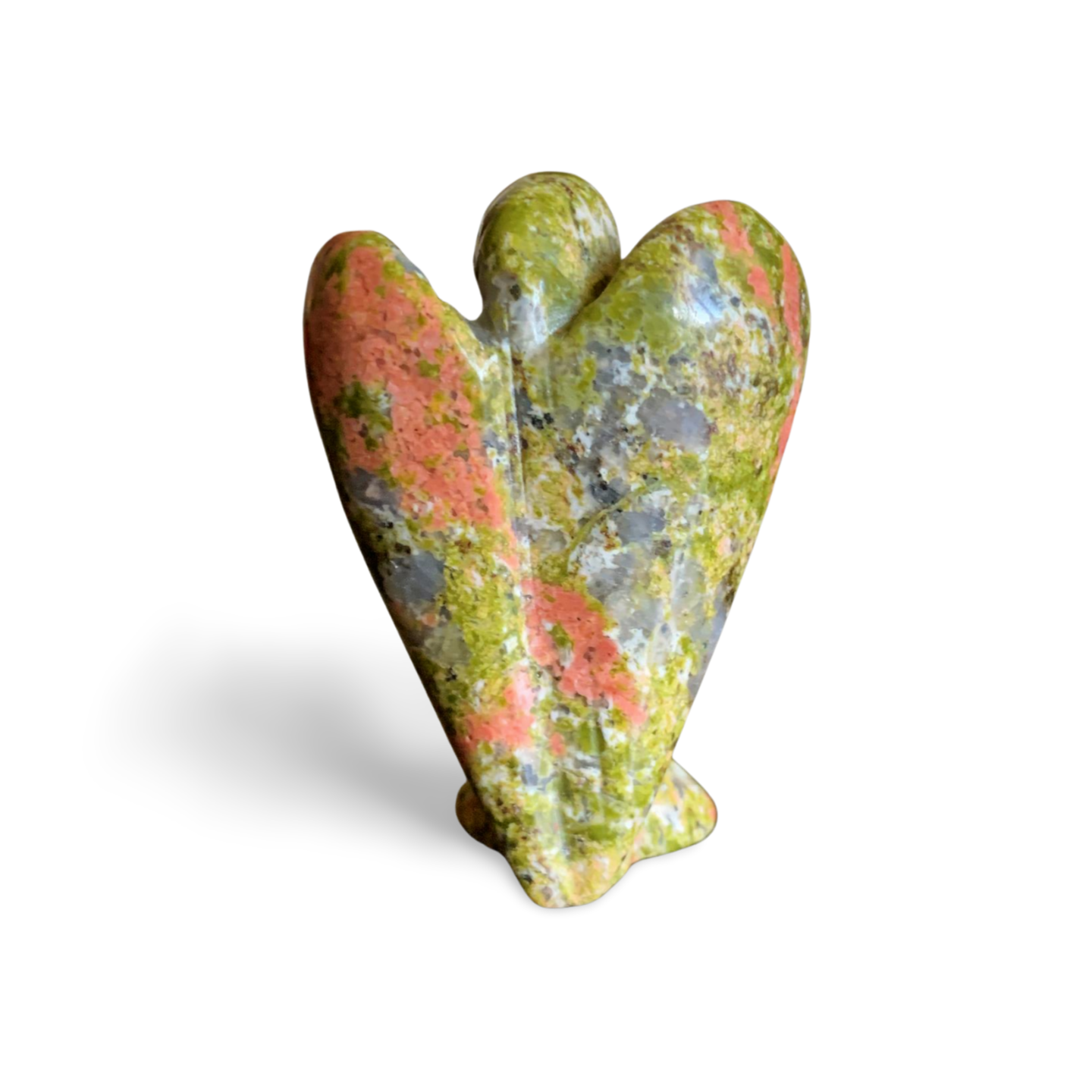 UNAKITE ANGEL CARVING