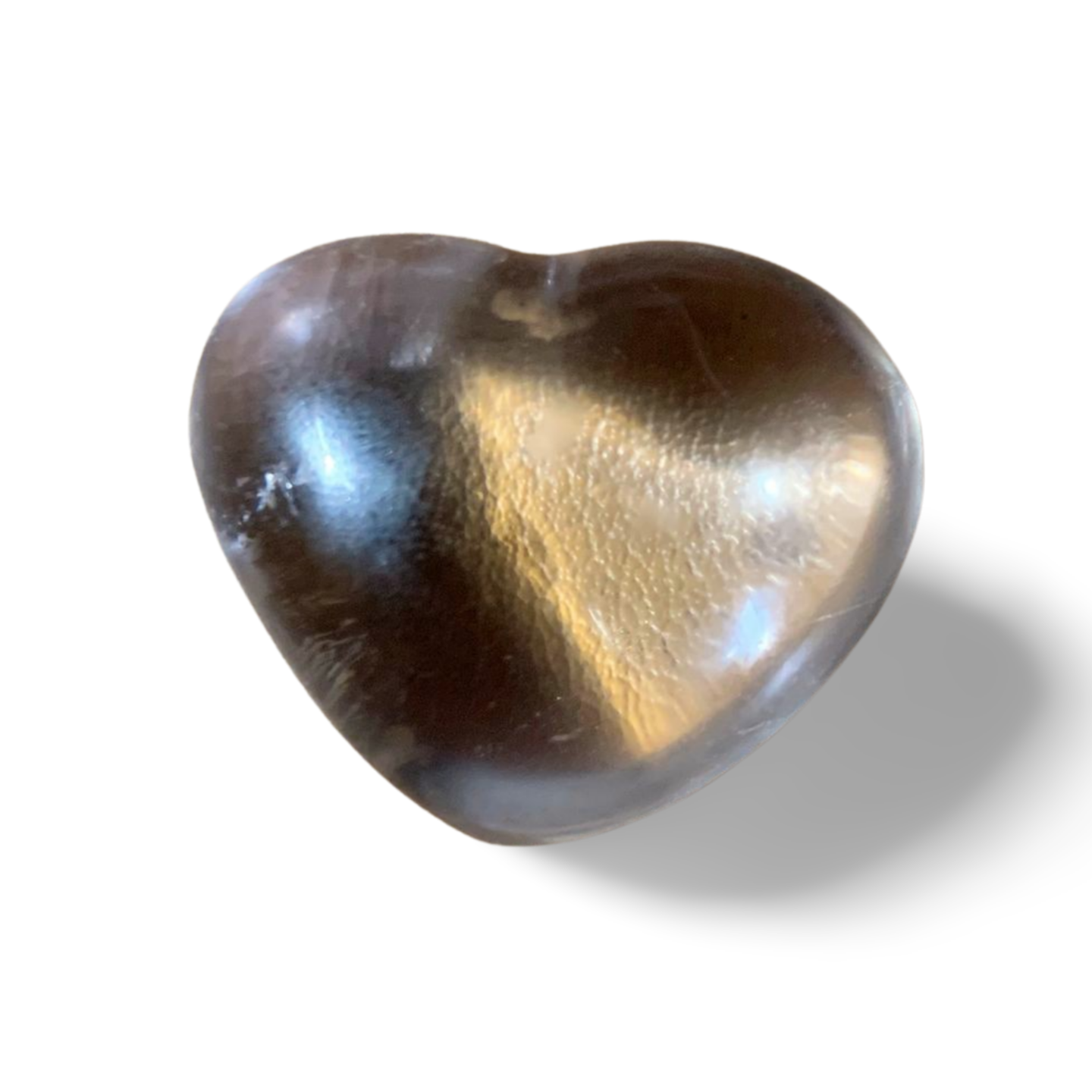 HIGH GRADE SMOKY QUARTZ HEART