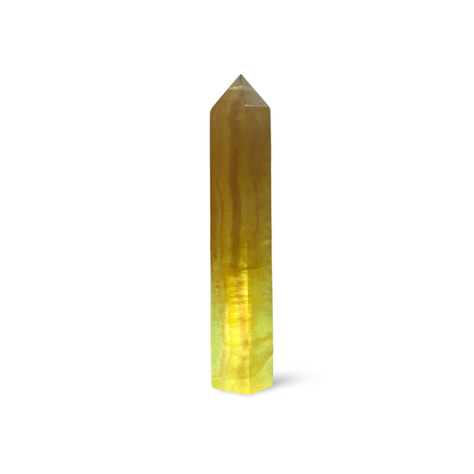 HIGH QUALITY YELLOW FLUORITE TOWER