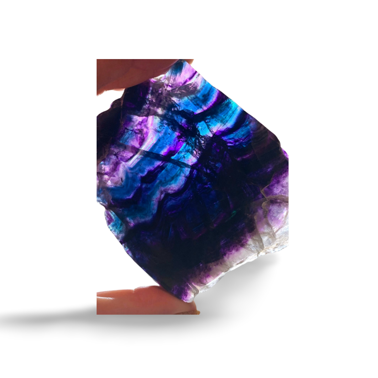 BLUE & PURPLE FLUORITE SLAB