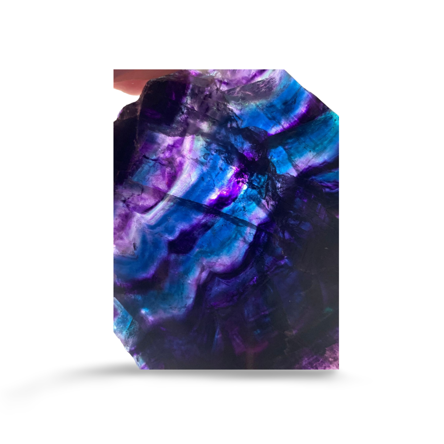 BLUE & PURPLE FLUORITE SLAB